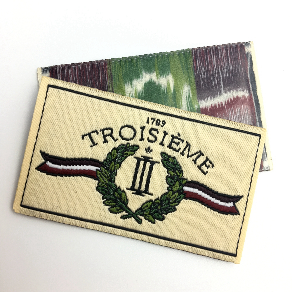 Heat seal label heat seal woven label heat seal clothing labels