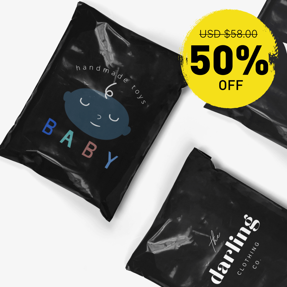 BIG DEAL Custom poly mailers 7x11 inch